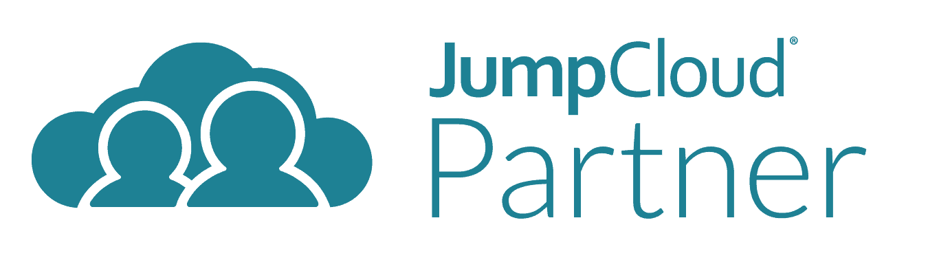 JumpCloud Partner logo with two outlined figures inside a cloud icon, next to the text "JumpCloud Partner" on a light background—ideal for those offering cybersecurity services in Boston.